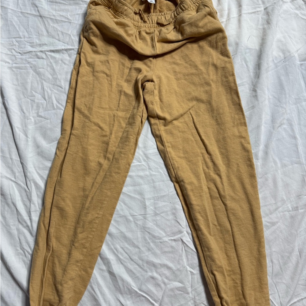 LuLaRoe Gigi + Jax mustard joggers